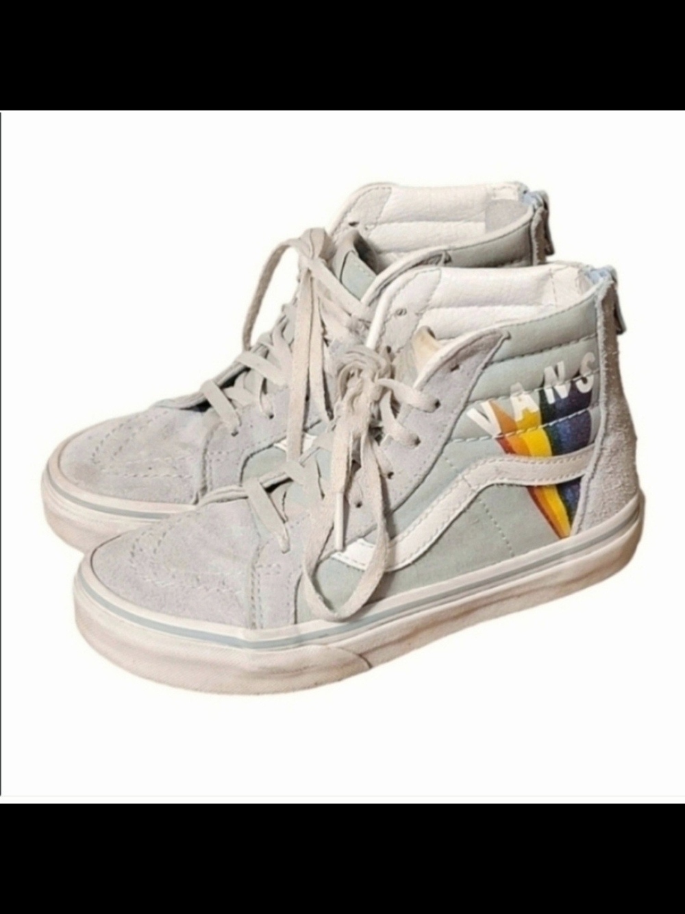VANS Rainbow Sk8-Hi Top Shoe Sz 1.5